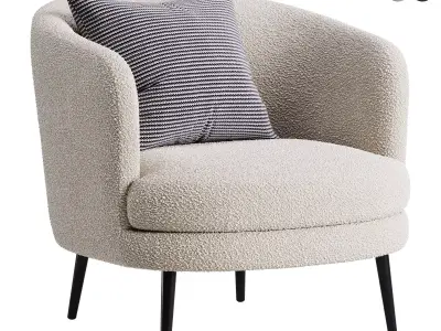 Viv Slipper Chair 3D model