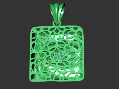 Eye fantasy pendant Free 3D print model