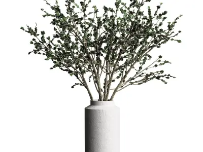 Bouquet Plant Set 02 Low-poly 3D model