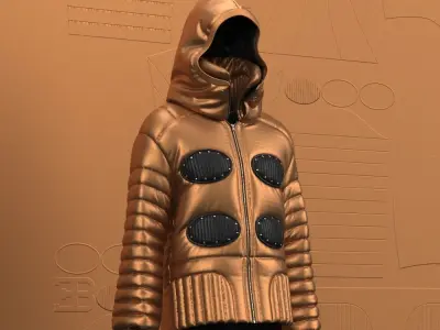 Bugatti Chiron Puffer 3D model