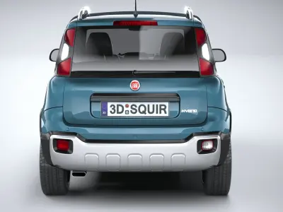 Fiat Panda Cross 2021 3D model