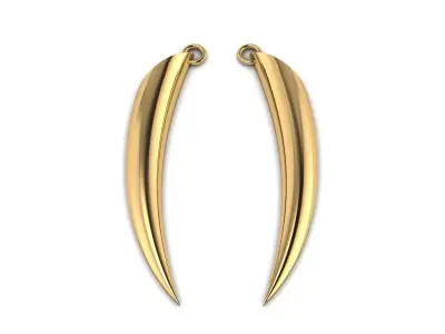 Earrings or pendants 3D print model