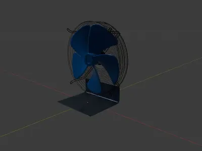 Free 40cm Fan by MileoPeterson Free 3D model