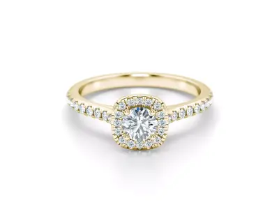 Diamond Jewelry Ring 3D print model