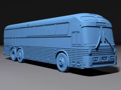 Eagle model 10 bus 3D print model
