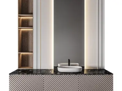 Luxury Bathroom 255 3D model