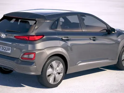 Hyundai Kona Electric 2019 3D model