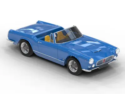 maserati spyder 3D model