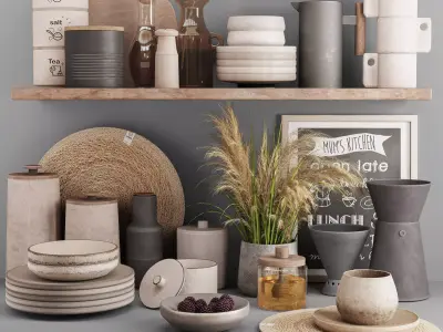 kitchen accessories03 3D model