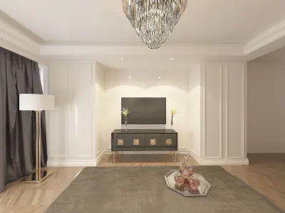 Modern bedroom 3D model