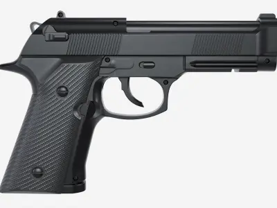 Airgun BB pistol 3D model