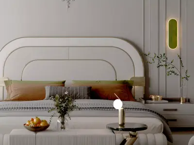 Bedroom Interior 06 3D model