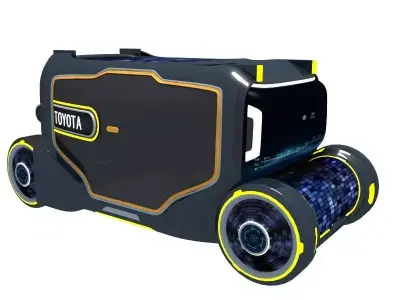 Autonomous vehicle 3D model