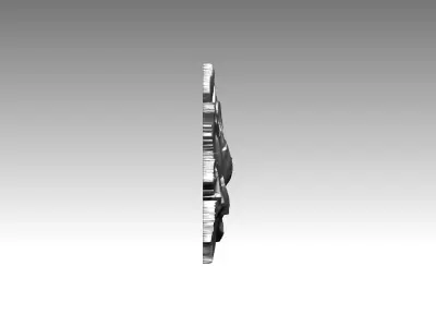 Rose Flower Sculpture 3D print model