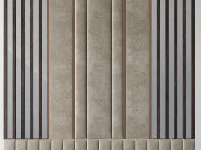 Wall panel 3d models collection 10 pieces