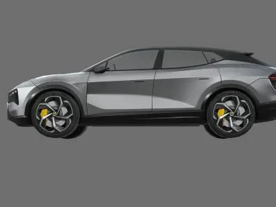 Lotus Eletre 2023 Low-poly 3D model