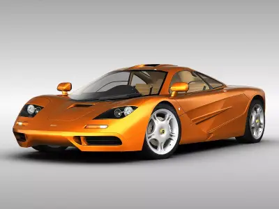 McLaren F1 1992 - 1998 3D model
