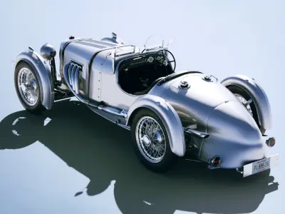 Aston Martin Ulster 1935 3D model