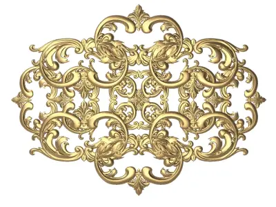 decorative pattern ready for 3D printing 3D model 15