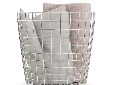 Blanket Basket 3D model