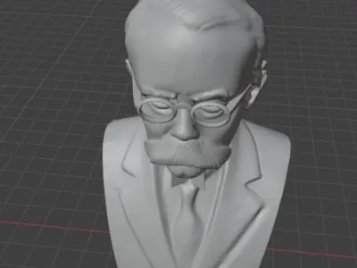 John Philip Holland 3D print model