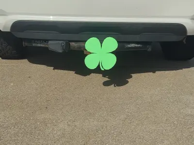Shamrock Trailer Hitch Cover 3D print model