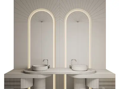 Luxury Bathroom 271 3D model