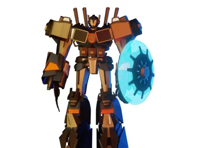 Transformers Prime  Sentinel Prime Free low-poly 3D model