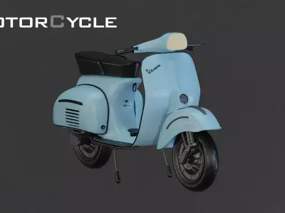 5 Motorcycle  3D model
