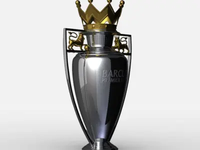 Premier League Cup Trophy 3D model