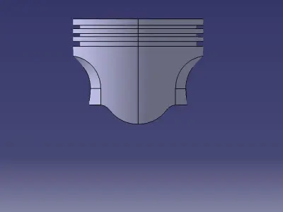Piston head 3D print model