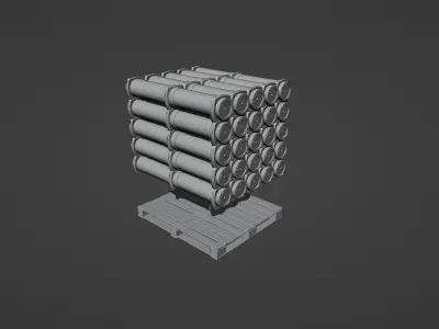 IDF 120mm Shells rack 3D print model