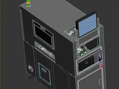 SMT labeling machine equipment 3D model