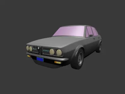 Alfa Romeo Alfetta 1973 3D model