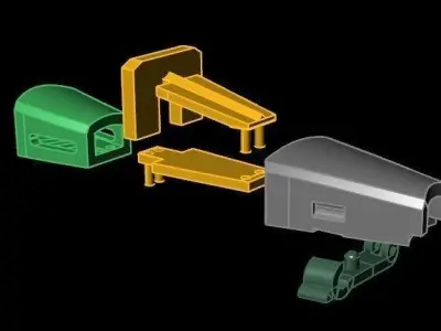 snake necklace 3D print model