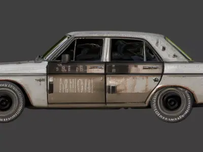 Tactical Performance SUV 3D Model Low-poly 3D model