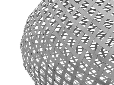 Rattan pendant lights vol 2 3D model