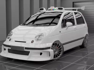 Chevrolet Matiz Taxi 3D model