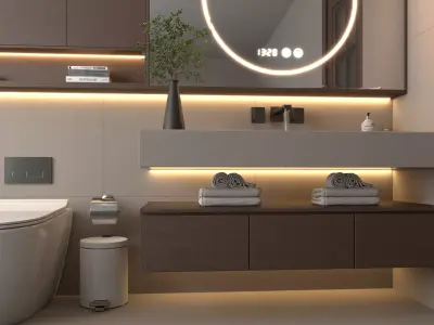 Bathroom 08 3D model