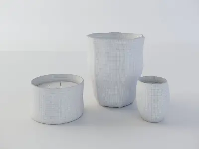 Set of accessories 3D model