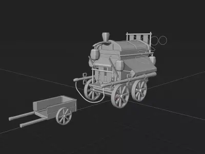 woodrail 3D model