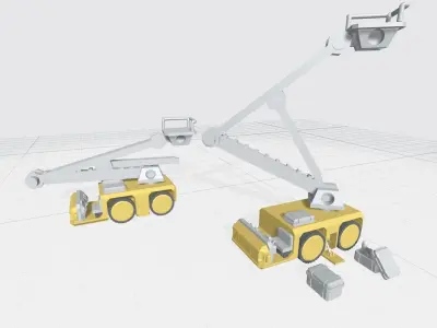 Mecha Hangar Bay Vehicles -Free- Free 3D print model