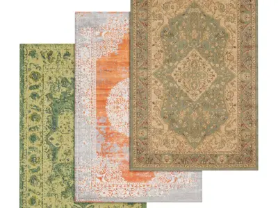 Rug Set 1818 3D model