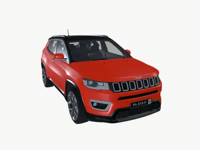 Jeep compass 3D model