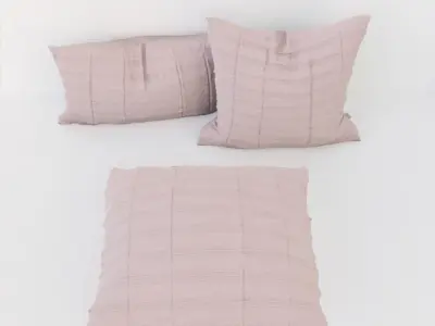 LMM Cushion Stripes Set 3D model