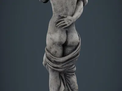 GREEK LOVERS Low-poly 3D model