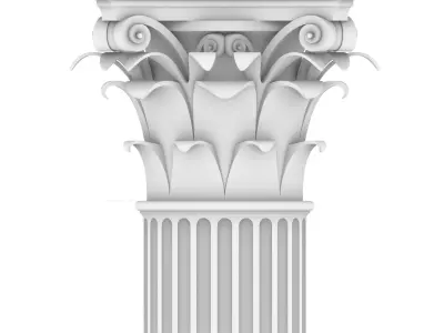 Corinthian Capital 3D model