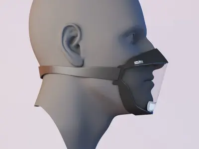 Protection mask 3D model