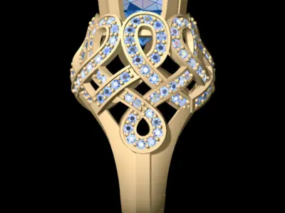 Infinity Lux Ring Free 3D print model