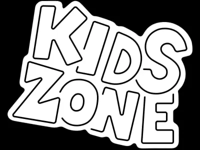 Kids Zone Neon Sign 3D model